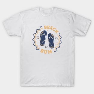 Beach Bum // Fun Summer Flip Flop Badge T-Shirt